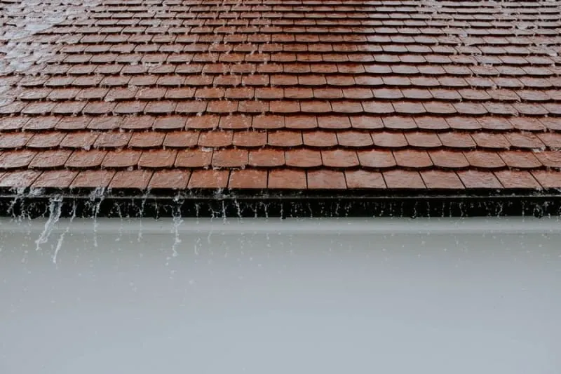 New guttering and fascias fitted alongside a flat roof in Sussex